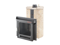 Печь Ферингер Малютка ПФ Окаменевшее дерево наборный до 18 м3