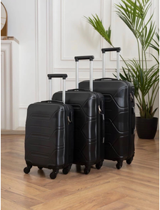 Чемодан большой Top Travel ABS L черный