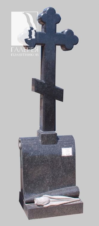 Памятник из карельского гранита Крест