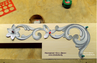 Шаблон или трафарет для резного рисунка