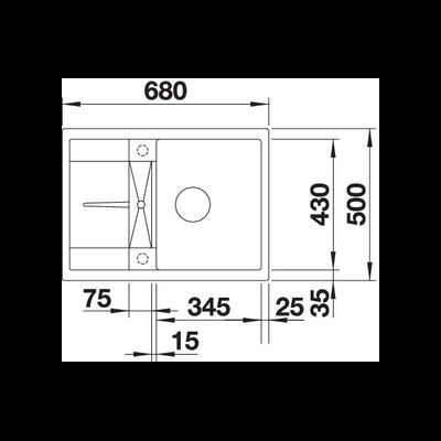 Мойка Blanco Metra 45S compact, 519572