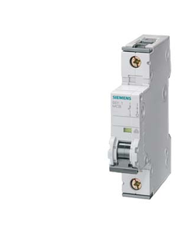 5SY6116-7 АВТОМАТИЧЕСКИЙ ВЫКЛЮЧАТЕЛЬ Iоткл.ном.=6КА 1-ПОЛЮСНЫЙ Iном=16А