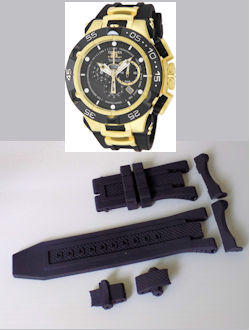 Ремешок для часов Invicta Subaqua Noma V Черный