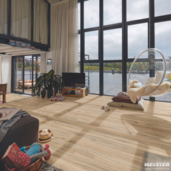 Виниловый пол Meister Дуб Пустошь 7393 в интерьере