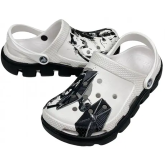 CROCS DUET SPORT CLOG STAR WARS WHITE BLACK