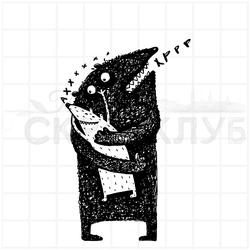 штамп с добрыми монстрами