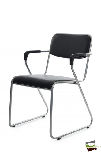 Кресло Nix Plus RCH OMKL-03 Черный/Металл окрашенный Хром