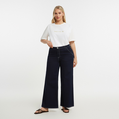 Джинсы wide leg