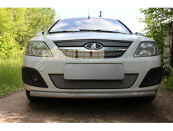 Защита радиатора Lada Largus 2012- / Largus Cross 2014- chrome верх