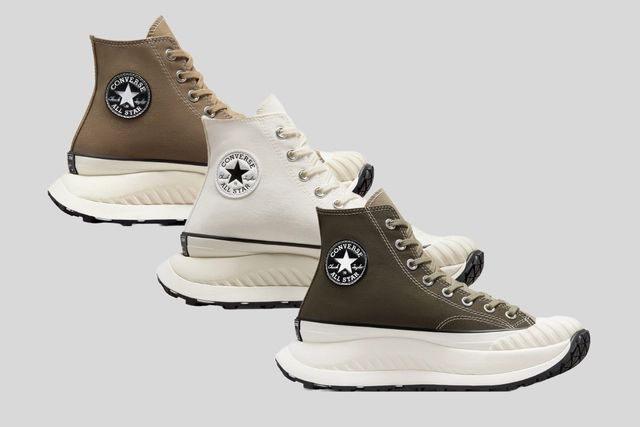 Converse AT-CX хаки высокие на платформе