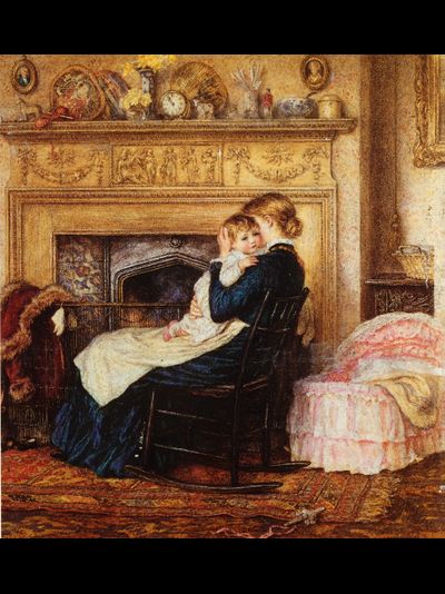 Купить картину обогреватель, репродукция Аллингем В детском саду