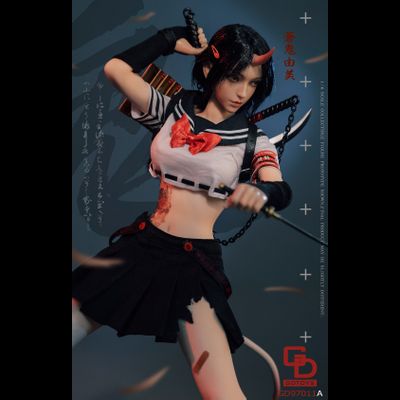 ПРЕДЗАКАЗ - Японская школьница-демон Юми - Коллекционная ФИГУРКА 1/6 scale Onihime Part 2 Yumi Souki (GD97011A) - GDTOYS  ?ЦЕНА: 23200 РУБ.?