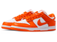 Nike SB Dunk Low White (белые с оранжевым)