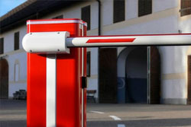 Установка шлагбаума