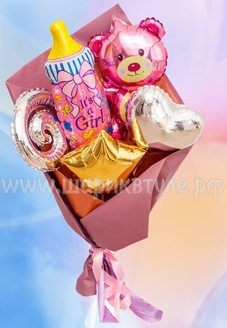 Крафт букет &quot;Я родилась!&quot;