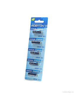 Алкалиновая батарейка Robiton LR23A 53 mAh 12V Alkaline Standard Battery [ по 5 шт ]