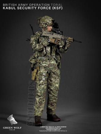 Британский военный в Афганистане фигурка 1/6 Scale British Army Afghanistan GWG-OO9 Green Wolf Gear