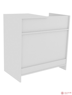 Прилавок кассовый ПБК 900х500х900 мм (БЕЛЫЙ)