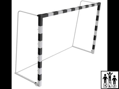 Ворота для  минифутбола (3*2*1м ) металлический профиль 80*40мм, с разметкой, для зала, 2 шт