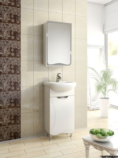 Зеркальный шкаф Vigo Callao 450 450х140х700 мм (ШхГхВ)