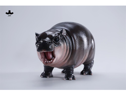 Большой бегемотик Му Денг - Коллекционная ФИГУРКА 1/6 MooDeng Plus Static Animal Model (JXK285) - JXK