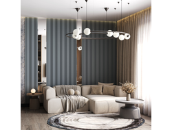 Молдинг Cosca MF002, гладкий, под покраску, экополимер, 2,8 метра