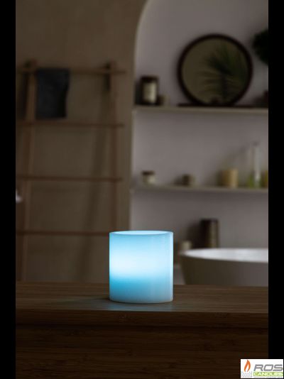 Гладкий парафиновый плафон для LED свечей - 9,2*10см