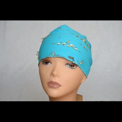 Голубая шапочка из лайкры Vizio 5036 Италия