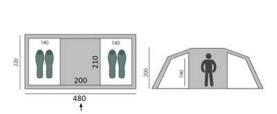 Палатка BTrace Tube 4 Big