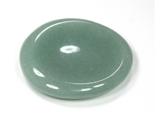 Авантюрин зелёный, камень-антистресс, Боазилия (45*40*7 мм, 20 г) №25899