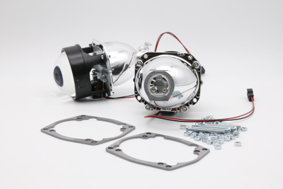 Комплект Mini H1 G6 2.5 дюйма с рамками для замены галогенных линз автомобилей ВАЗ 2110, ВАЗ 2111, ВАЗ 2112 (1997 - 2007. в.)