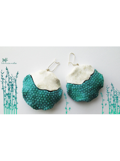 Сказки братьев Гримм. Круглые серьги в стиле фэнтези из коллекции волшебных украшений Винсенто