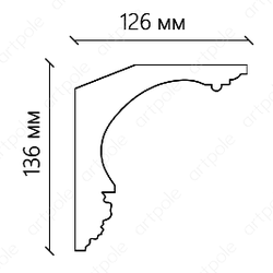Карниз орнаментальный SK75N