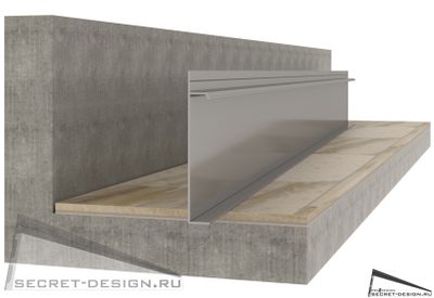 Алюминиевый плинтус скрытого монтажа PRO DESIGN на secret-design.ru