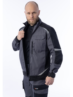 Куртка BRODEKS KS 202 цв. серый/чёрный