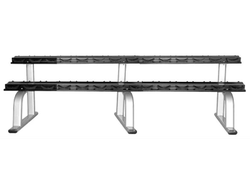 Стойка для гантелей Aerofit, 15 пар, цв. платиновый