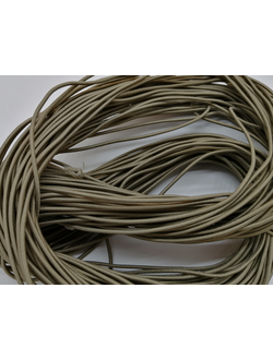 Резинка шляпная, 2,0 мм цвет темный серый