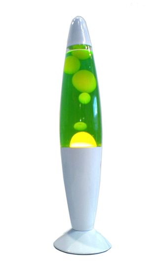 Лава лампа Желтая/Зеленая 41 см