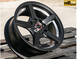 Комплект дисков R14 6,0J ET+30 4*100/4*114,3 RGW 45034 Черный с полированным ободом (T060-1)