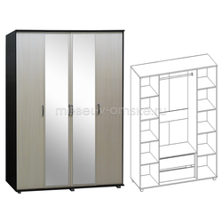 ФР484 Шкаф "Джон" 4х дверный. Размер: 1770х2100х600.