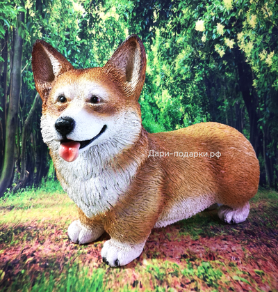 КОРГИ 40*37*21см полистоун Россия  3798/012309* Любимцы королевской семьи Елизаветы II в Англии