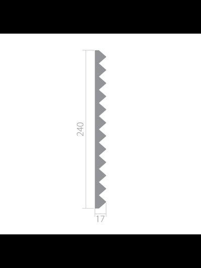 3d панель из архитектурного ЛДФ - декора Ultrawood UW 02 i (2000 х 240 х 17 мм.)