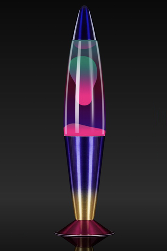 Лава лампа многоцветная 35 см