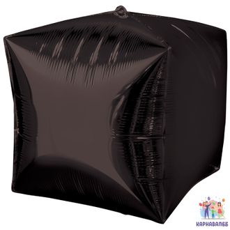 Куб фольга 3D Черный 50*50 см