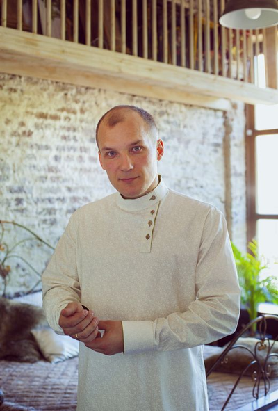 Рубаха "Боярская" Изумруд