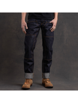 Джинсы =Brave Star= Die Hard Double Knee 14oz Hardline Japan Selvage Denim Jean
