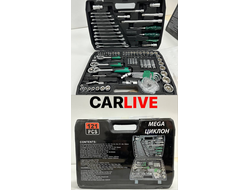 Авто Наборы-профессиональных  ключей и головок 121 pcs