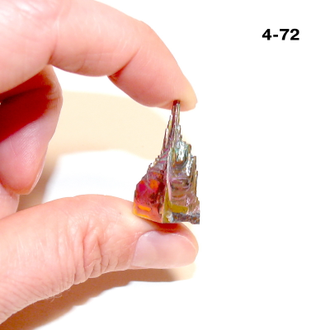 Висмут выращенный (кристалл) №4-72: 7,7г - 27*11*11мм