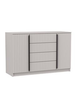 Брандо 67.11 Комод (кашемир / ДВПО: белый / фасады: МДФ с ПВХ кашемир)