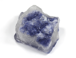 Дюмортьерит в кварце, Бразилия (30*24*20 мм, 21 г) №27208